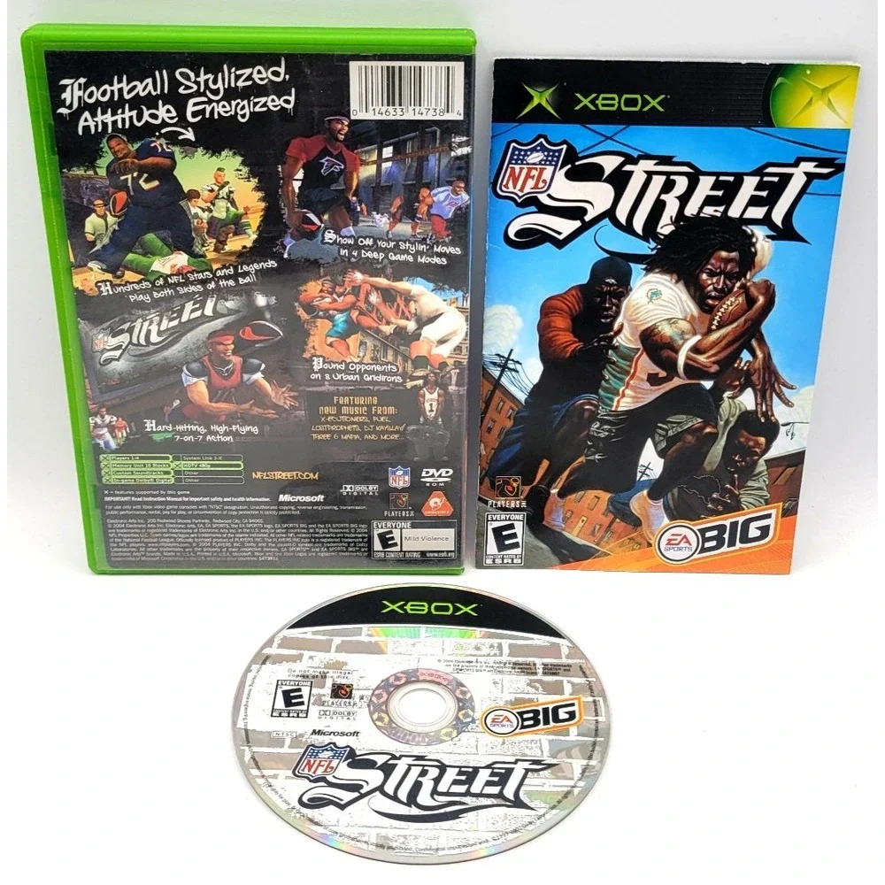 NFL Street (Microsoft Xbox, 2004) CIB‎ COMPLETE IN BOX